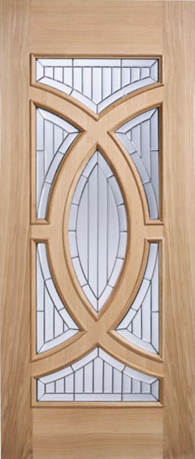 Majestic External Oak Door 78" x 30" (clearance) paint grade